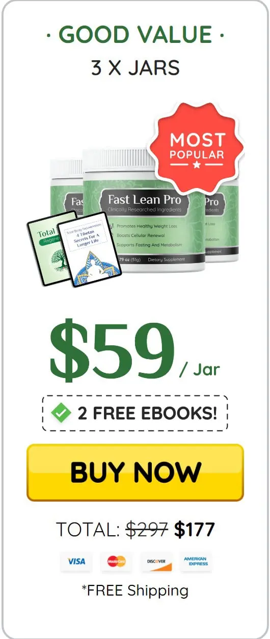 Fast Lean Pro - 3 Bottles