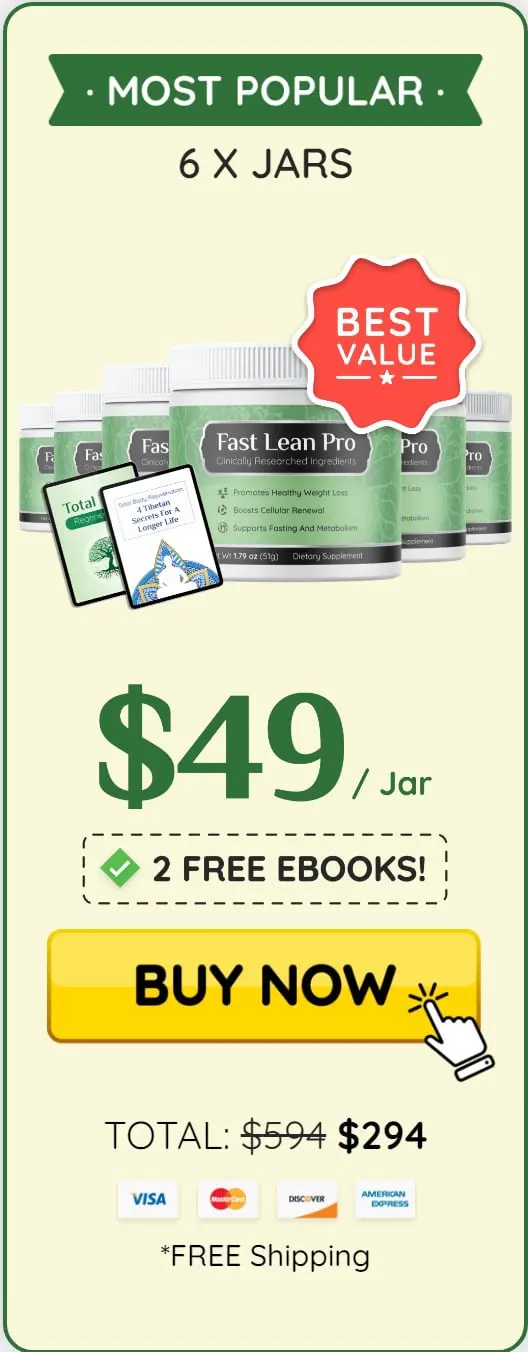 Fast Lean Pro - 6 Bottles